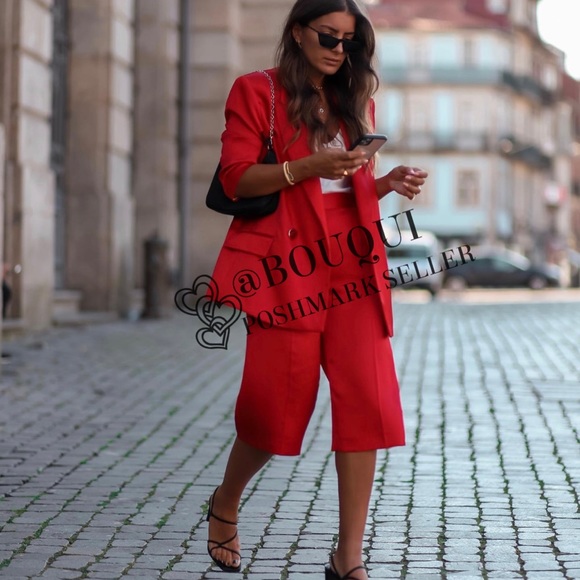 Zara Pants - BLOGGER FAV ZARA PLEATED SATIN EFFECT SHORT PANTS